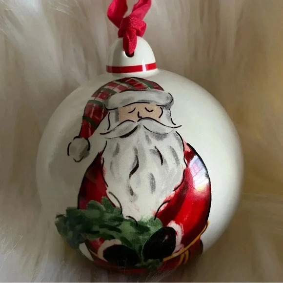 Mud Pie Christmas Ornament Santa Holiday 4 inches - Picture 6 of 6